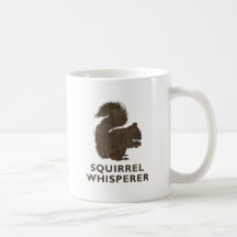 Whisperer vintage d'écureuil mug