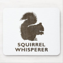 Whisperer vintage d'écureuil tapis de souris