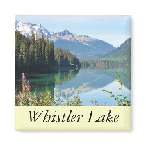 Whistler Lake Refrigerator Magnet
