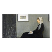 Whistler's Mother by James Abbott McNeill Whistler Photo Greeting Card