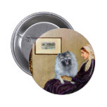 Whistlers Mother - Keeshond (F) Pin