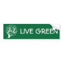 White Abstract Tree Bumper Stickers