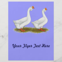 White African Geese Flyers