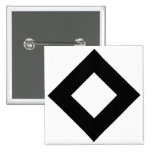 White and Black Diamond Pattern Buttons