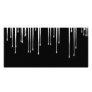 White and Black Customized Photo Card