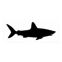 White and Black Shark posters