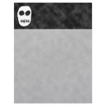 White and Black Skull. Primitive. Letterhead