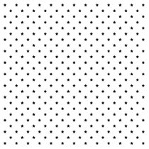 White and Black Star Pattern. Photo Cutout