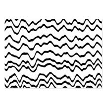White and Black Waves Pattern. Business Cards