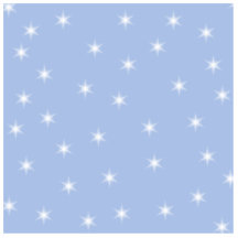 White and Blue Stars Design. Cut Outs