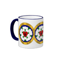 White And Green Luther Rose Mug