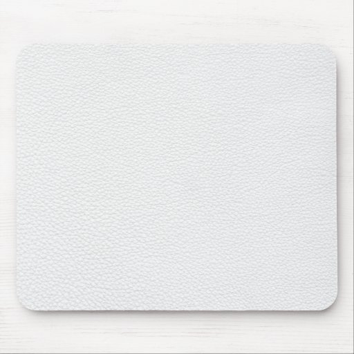 White and Light Grey Printed Pattern Mousepad