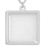 White and Light Grey Printed Pattern Pendants