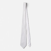 White and Light Grey Printed Pattern Neck Wear