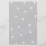 White and Light Grey Star Pattern. Flyers