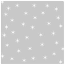 White and Light Grey Star Pattern. Photo Sculpture