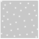 White and Light Grey Star Pattern. Acrylic Cut Outs