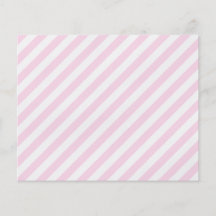 White and Light Pink Stripes. Flyer Design