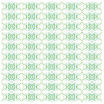 White and Pale Green Flower Pattern. Cut Out