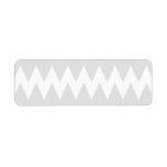 White and Pastel Gray Zigzags. labels