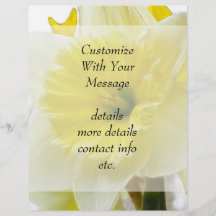 White And Yellow Daffodil Flyers