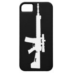 White AR-15 iPhone 5 Universal Case iPhone 5 Cover