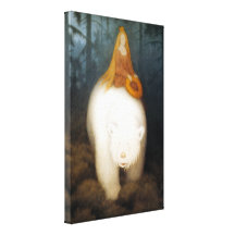 White Bear King Valemon Stretched Canvas Prints