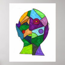 White - Benton K Posters