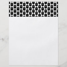 WHITE BLACK ACORN  FLORAL PATTERN CLASSIC COUNTRY FLYER