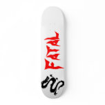 white, black-dragon, Fatal Skateboard