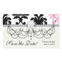 white black pink lovely bold damask stickers