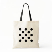 White black polka dots - Bag
