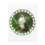 White Bleeding Heart Postcard