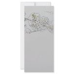 White Blossom Bookmark Rack Cards
