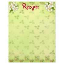 White Blossom Recipe Paper
