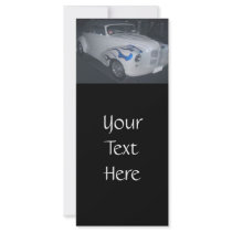 White & Blue Classic Rack Cards