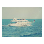White boat personalized invites