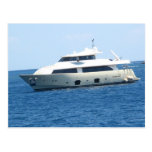 White boat postcard