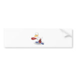 White Boxing Duck bumper stickers