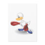 White Boxing Duck Postcard
