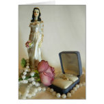 White Bridal IV Greeting Card