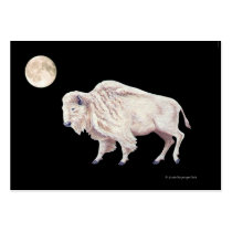White Buffalo Full Moon Business Card
