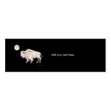 White Buffalo Full Moon Business Card