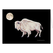 White Buffalo Full Moon Cards