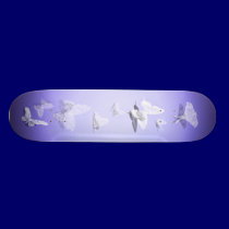 White Butterfly Skateboard skateboards