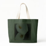 White Calla Lilies  Canvas Grocery Tote Tote Bag