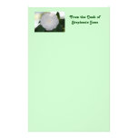 White Camellia Stationery