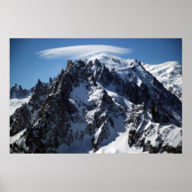 White Cap:  The Summit of Mont Blanc Poster