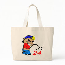 White Cartoon Boy Piss 24 Bag