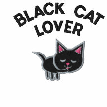 White Cat Lover Embroidered
